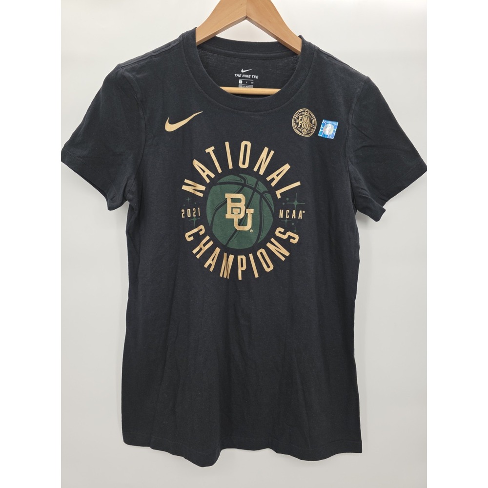 Nike Baylor Bears 2021 NCAA Women's Basketball National Champions Tee S